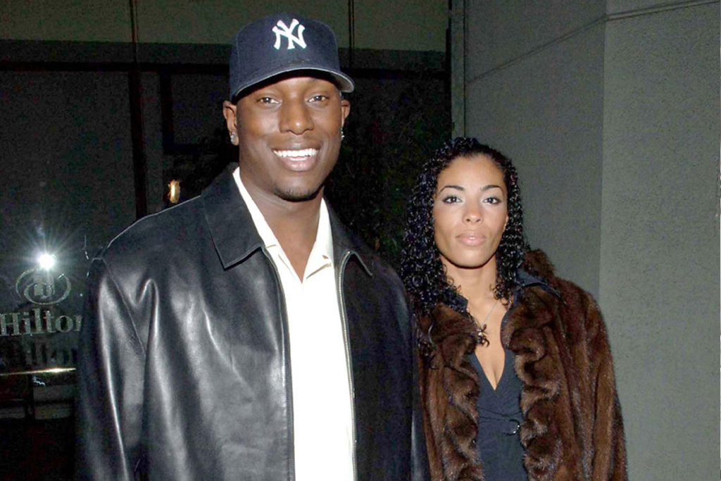Tyrese with ex-wife