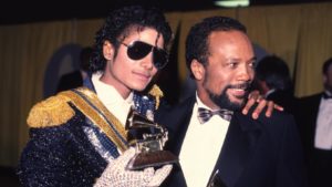 Michael Jackson with Qunicy Jones