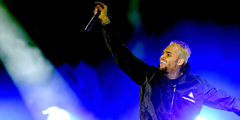Chris Brown in concert
