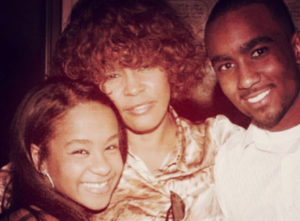 Bobbi Kristina with mom, Whitney Houston and boyfriend, Nick Gordon
