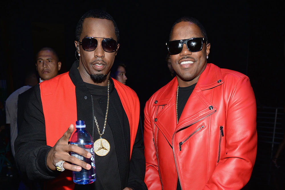 Sean 'Diddy' Combs with Mase